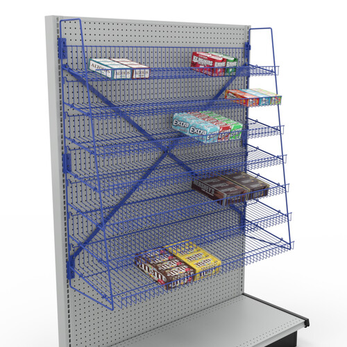 Wire Candy Snack Rack, 7 Tier