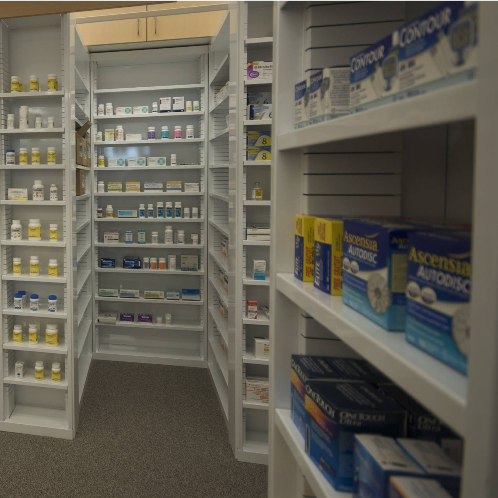 Plastic Shelf Dividers for RX, Pharmacy, Gondola, Wood Shelves