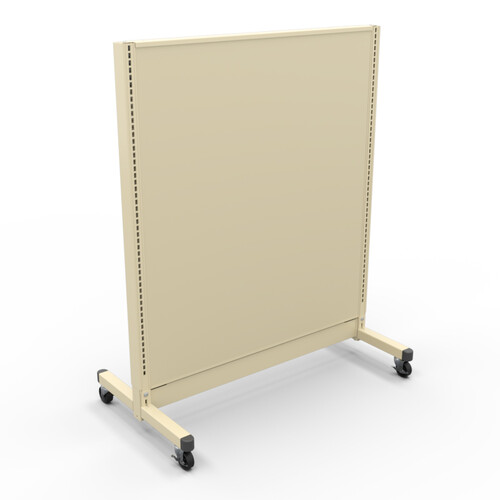 T-Leg Casters Gondola Fixtures - Solid (Beige)