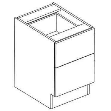 RX17A Two File Drawer Desk Unit (Wood)