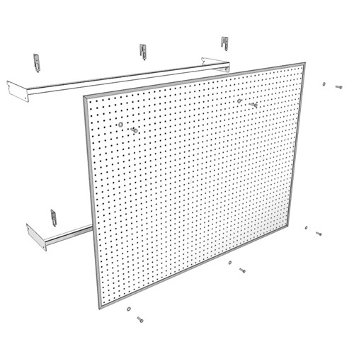 Extended Pegboard Panel